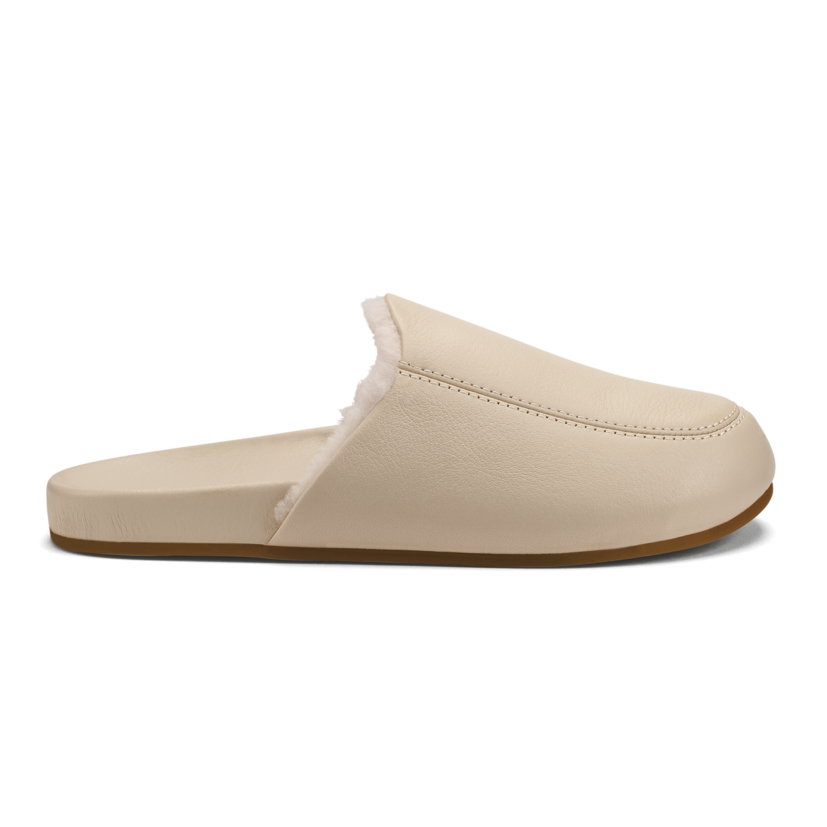 OluKai Deals | Kōnea Women’s Leather Slipper Mules - Bone