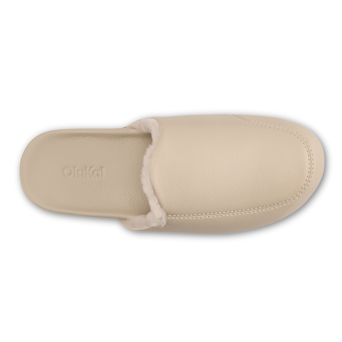 OluKai Deals | Kōnea Women’s Leather Slipper Mules - Bone