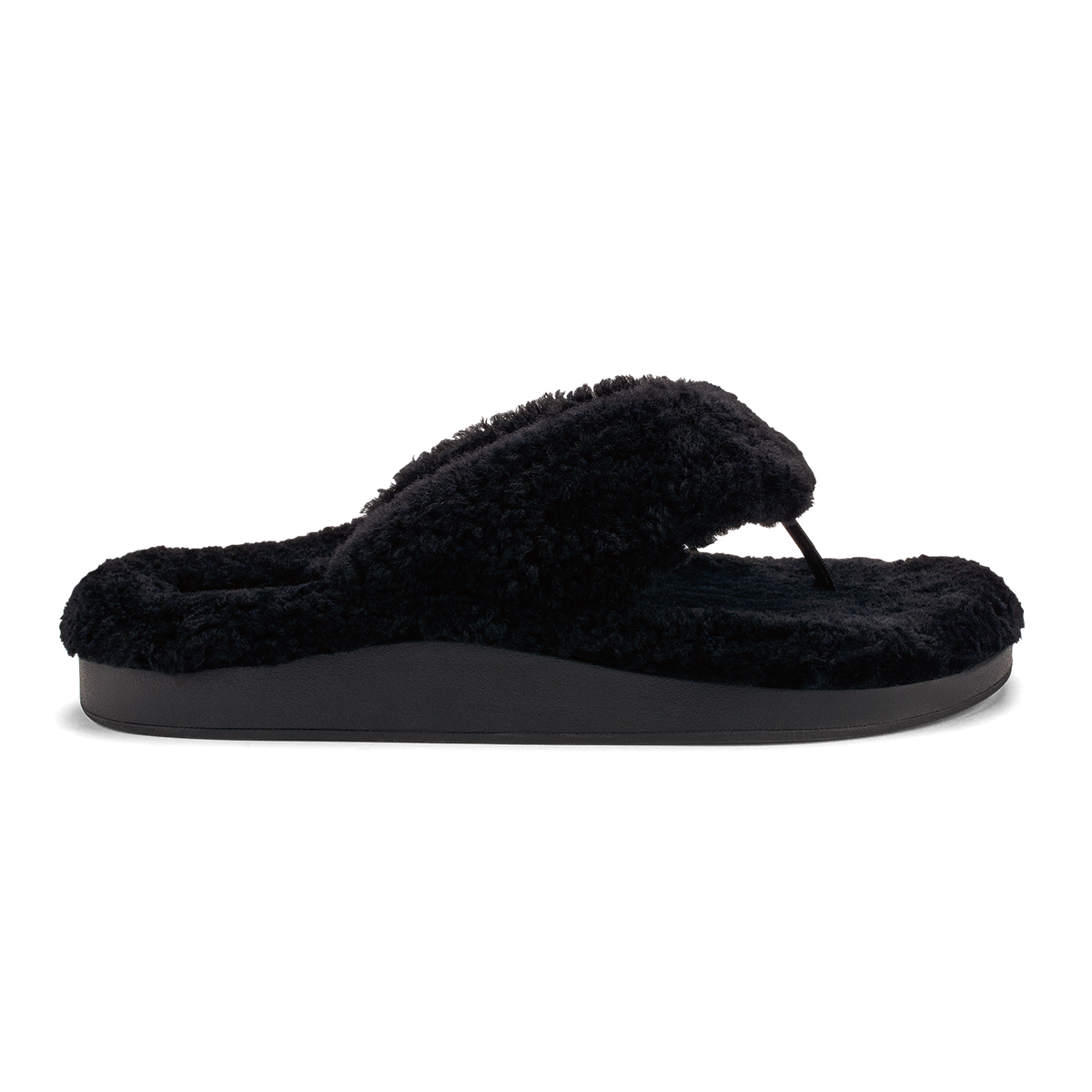 OluKai Popular | Kīpe'a Heu Women‘s Flip Flop Slippers - Black