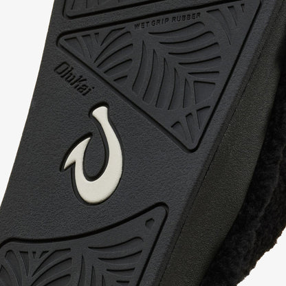 OluKai Popular | Kīpe'a Heu Women‘s Flip Flop Slippers - Black
