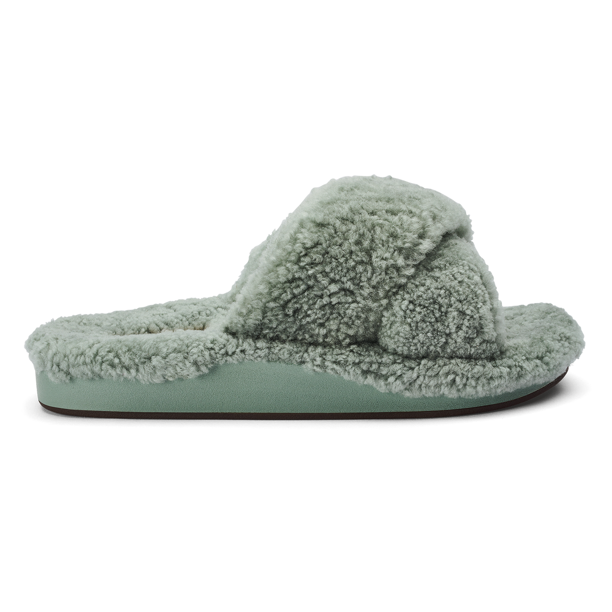 OluKai Hot Sale | Hila Heu Women’s Slide Slipper Sandals - Muted Green
