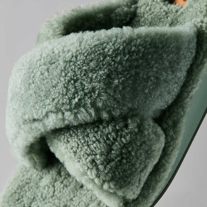 OluKai Hot Sale | Hila Heu Women’s Slide Slipper Sandals - Muted Green