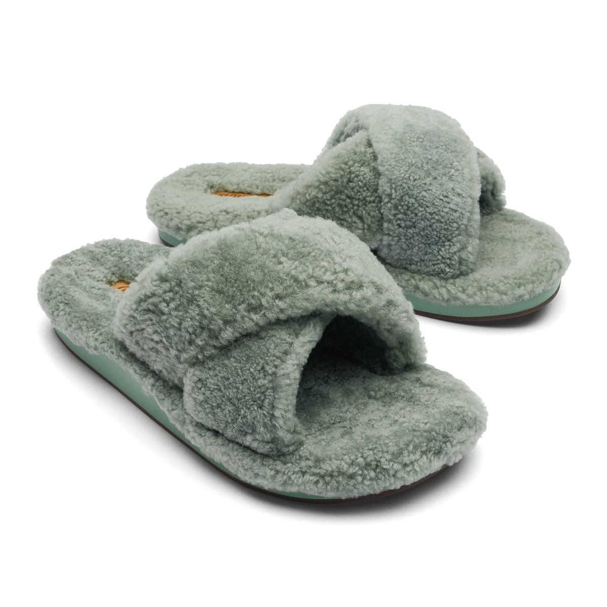 OluKai Hot Sale | Hila Heu Women’s Slide Slipper Sandals - Muted Green