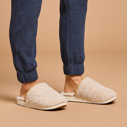 OluKai Popular | Pūpū Mua Women’s Shearling Mule Slipper - Tapa