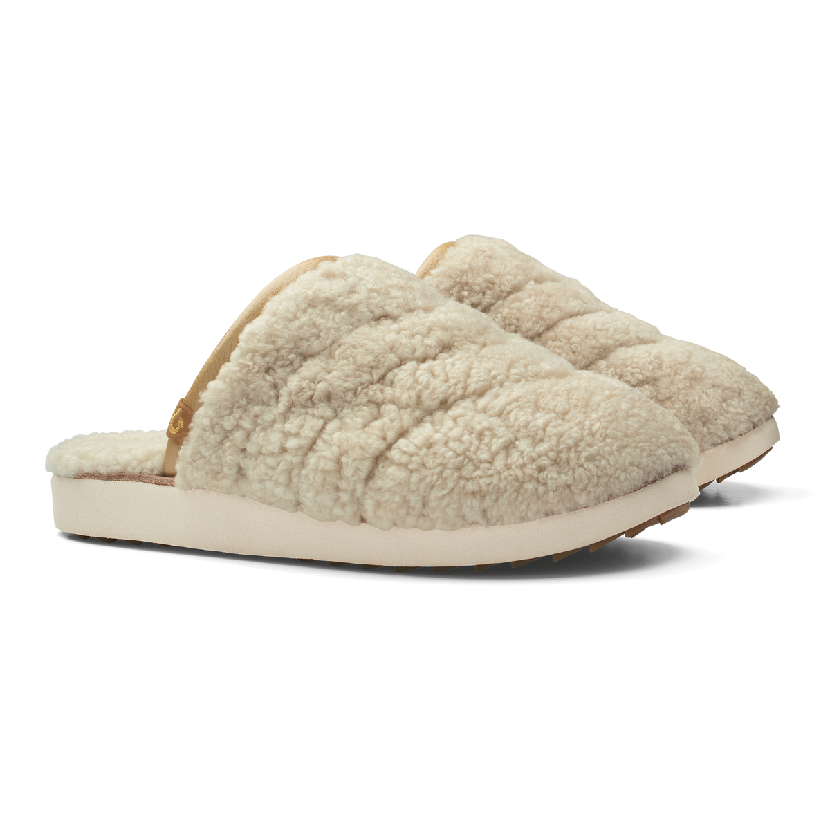 OluKai Popular | Pūpū Mua Women’s Shearling Mule Slipper - Tapa