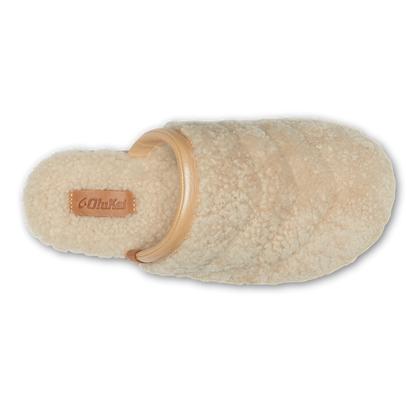 OluKai Popular | Pūpū Mua Women’s Shearling Mule Slipper - Tapa