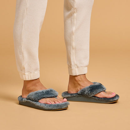 OluKai Smart Buy | Kipe‘a Heu Women‘s Flip Flop Slippers - Storm