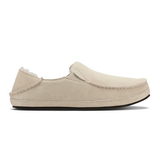 OluKai Value | Nohea Women's Leather Slippers - Bone