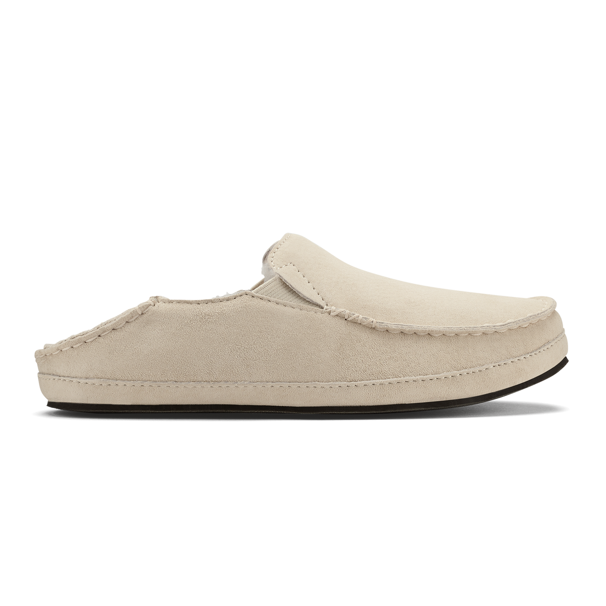 OluKai Value | Nohea Women's Leather Slippers - Bone