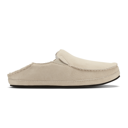 OluKai Value | Nohea Women's Leather Slippers - Bone