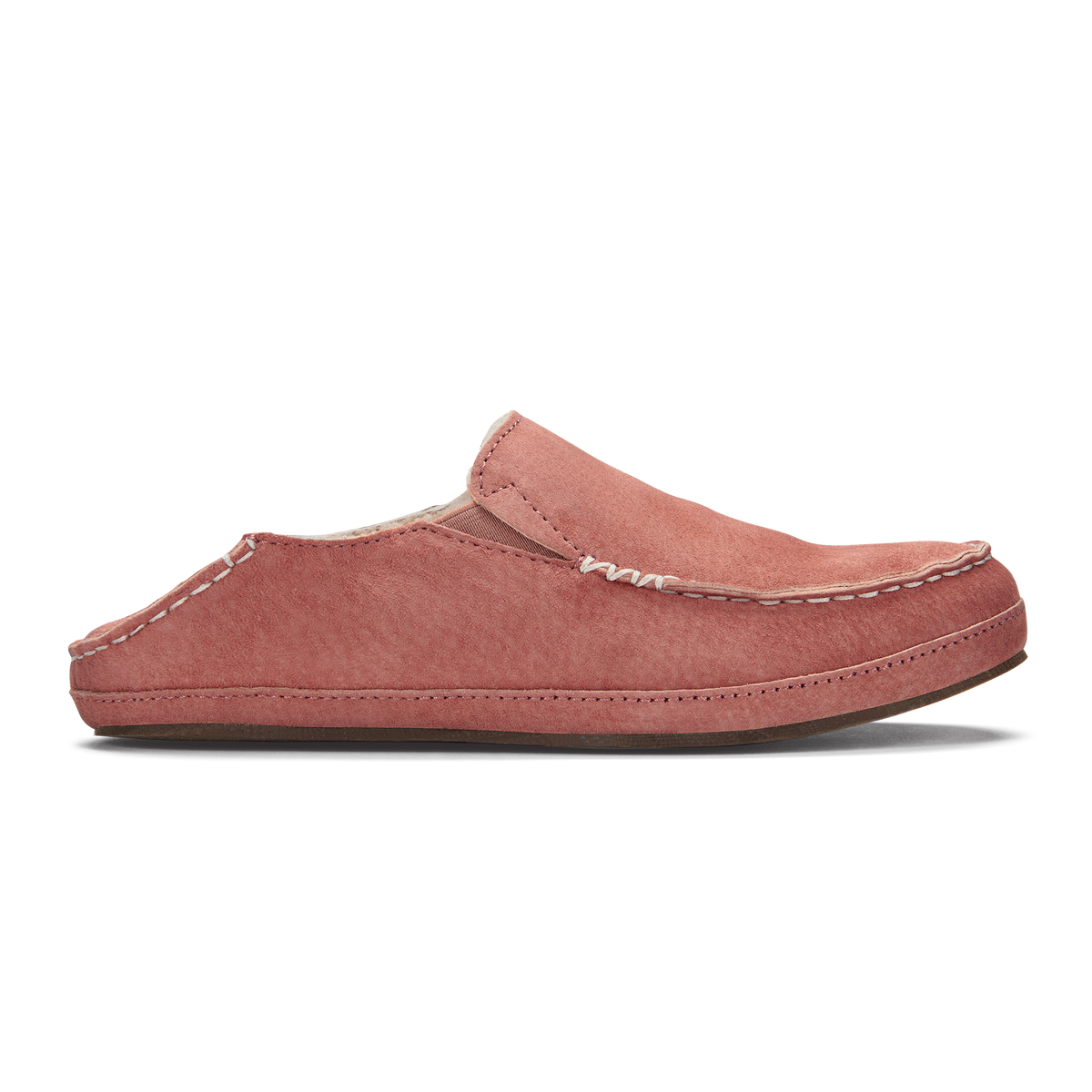 OluKai Deals | Nohea Women's Leather Slippers - Cedarwood