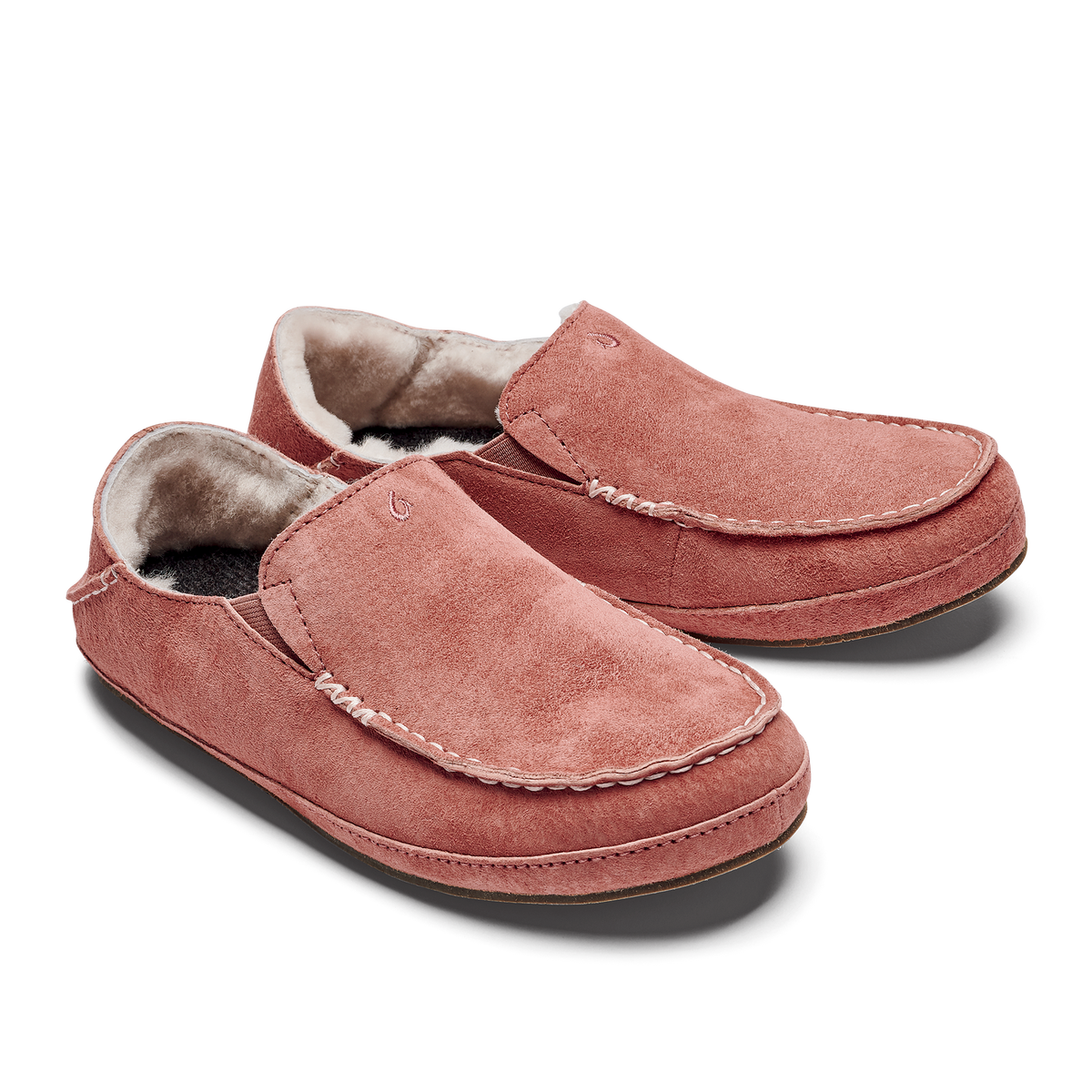 OluKai Deals | Nohea Women's Leather Slippers - Cedarwood