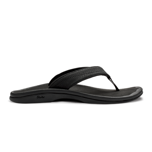 OluKai Signature | ‘Ohana Women's Best Selling Beach Sandals - Black