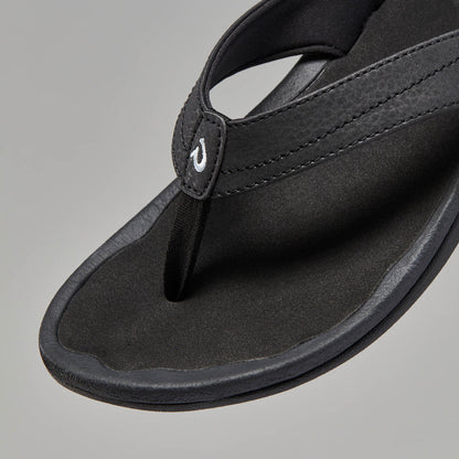 OluKai Signature | ‘Ohana Women's Best Selling Beach Sandals - Black
