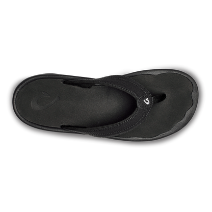 OluKai Signature | ‘Ohana Women's Best Selling Beach Sandals - Black