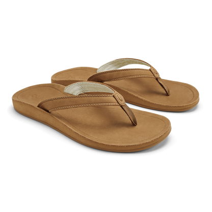 OluKai Value | Southshore Women’s Waterproof Leather Sandals - Toffee
