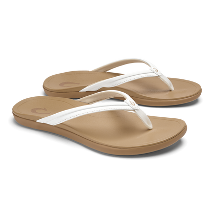 OluKai Signature | Ho‘opio Malua - Bright White / Warm Sand