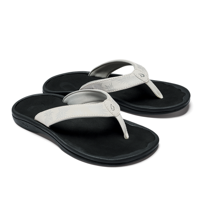 OluKai New | ‘Ohana Women's Beach Sandals - Bright White / Hua