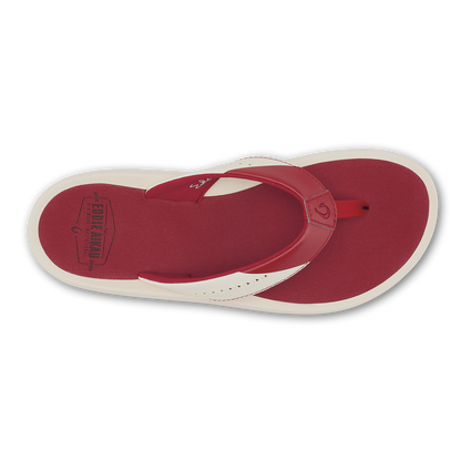 OluKai Trending | Ulele - Off White / Deep Red