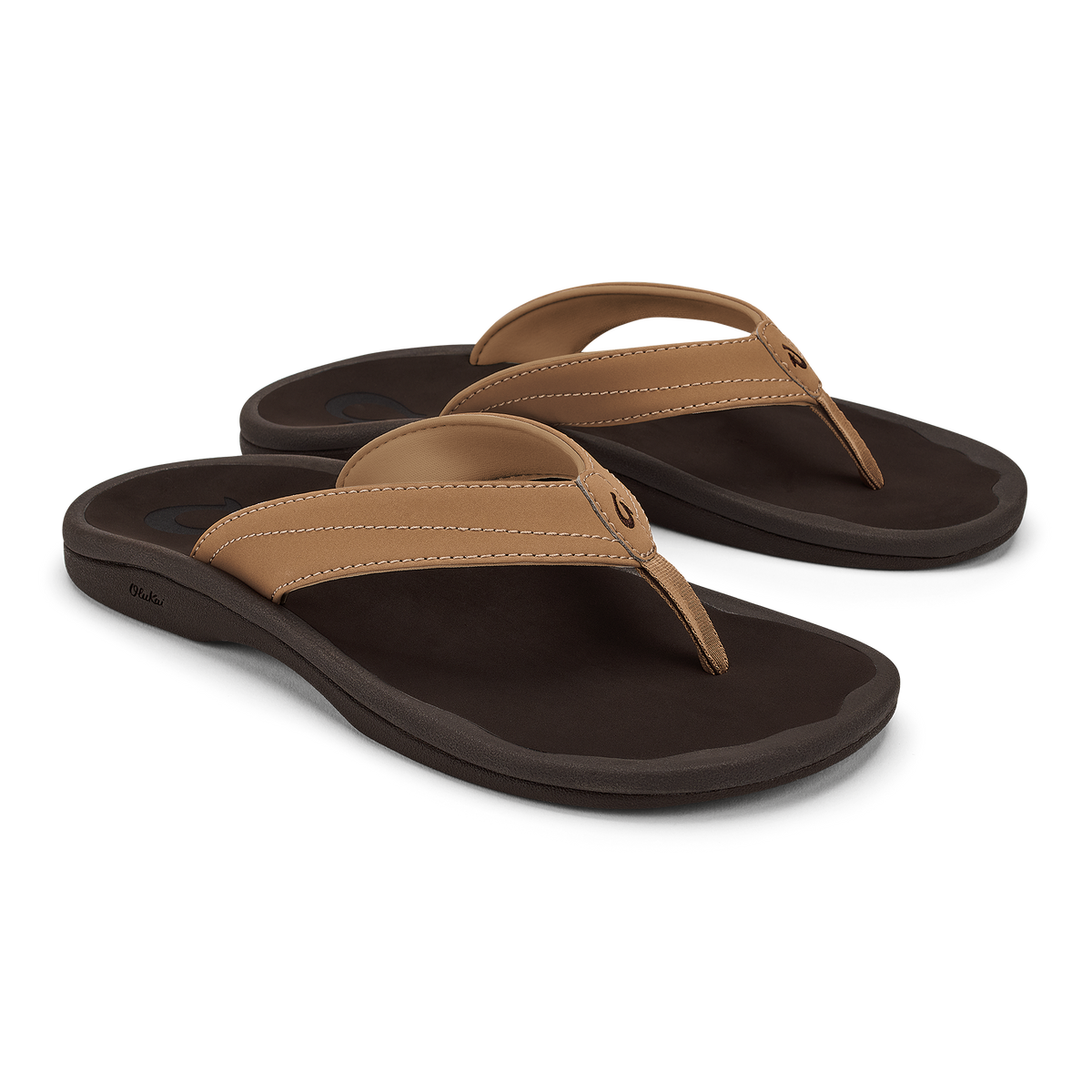 OluKai Top Pick | ‘Ohana Women's Beach Sandals - Almond / Dark Java