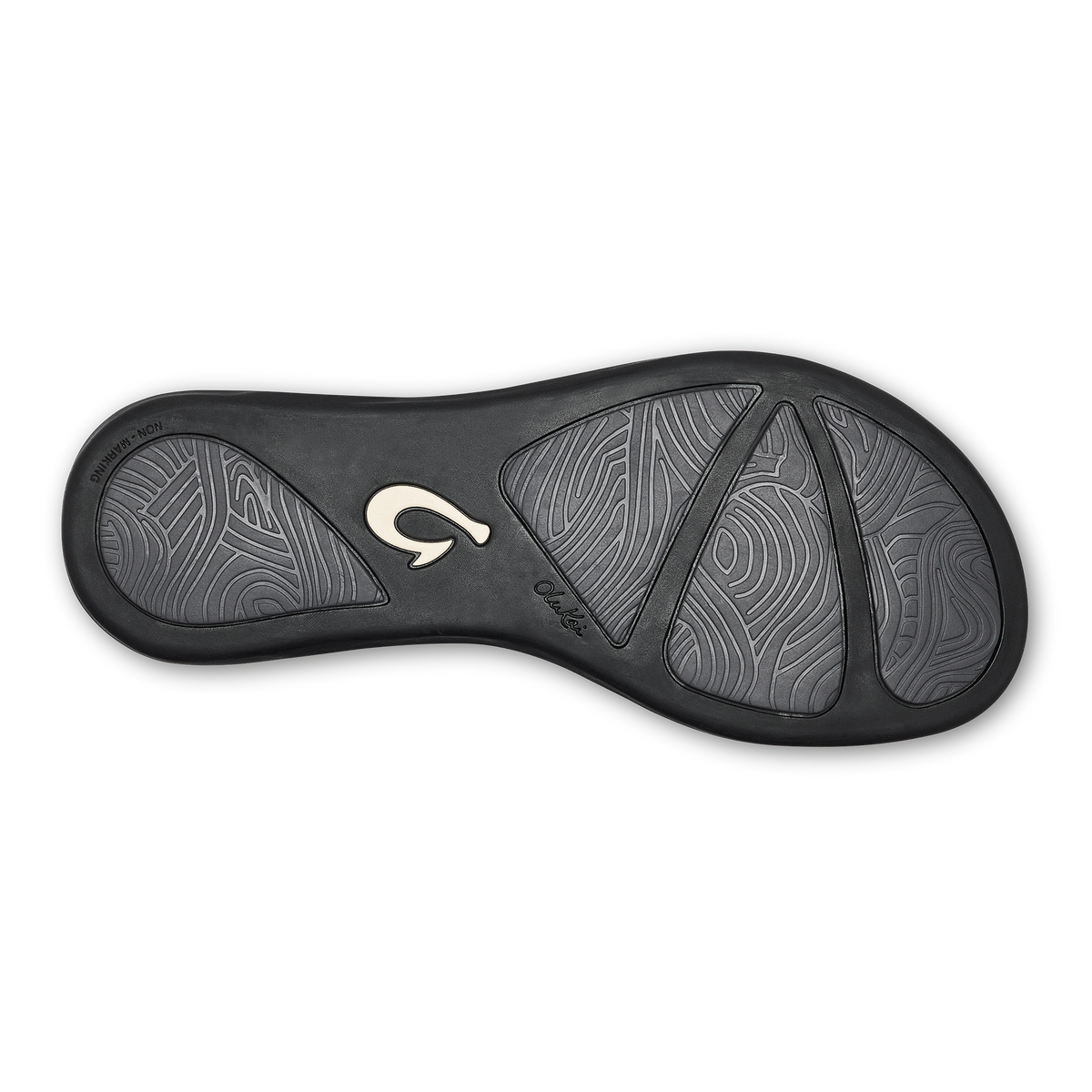 OluKai Hot Sale | Honu Women’s Leather Beach Sandals - Black