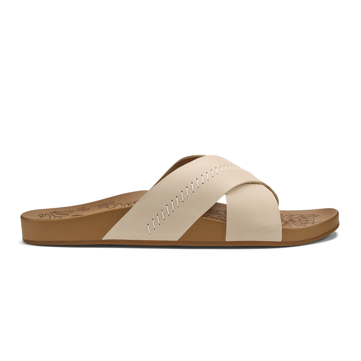 OluKai Deals | Kipe‘a ‘Olu Women‘s Slide Sandals - Puka / Tan