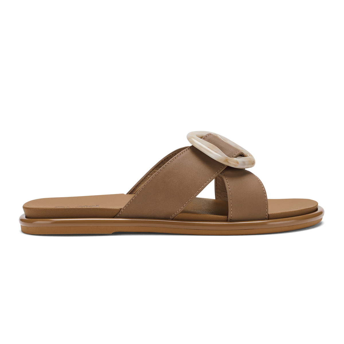 OluKai Top Pick | La‘i Slide Women’s Slide Beach Sandals - Tan