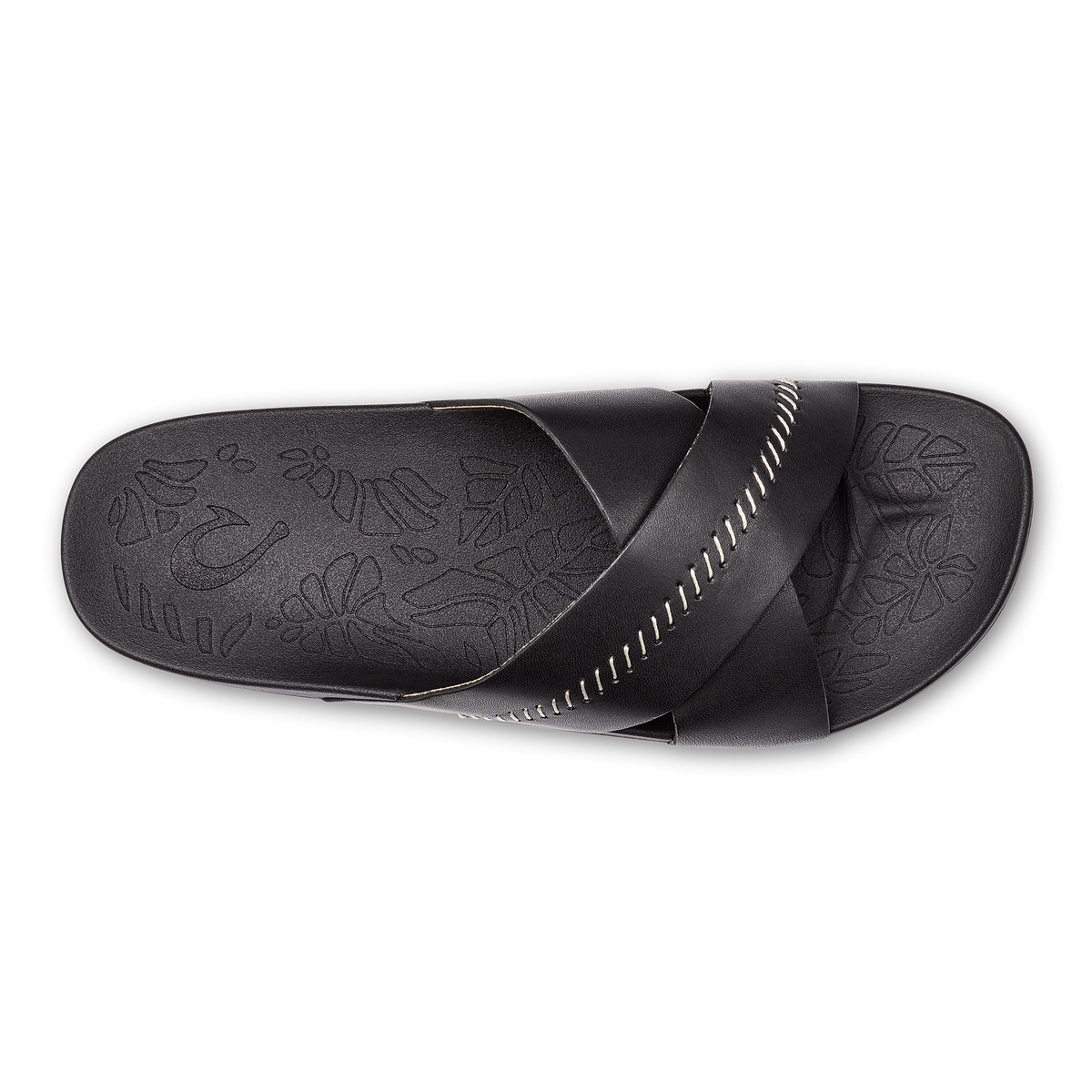 OluKai Customer Favorite | Kipe‘a ‘Olu Women‘s Slide Sandals - Black