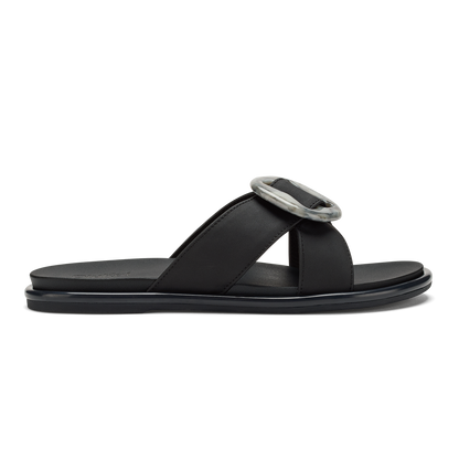 OluKai Trusted | La‘i Slide Women’s Slide Beach Sandals - Lava Rock