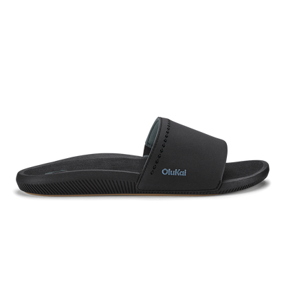 OluKai Value | Ulele Slide - Black / Black