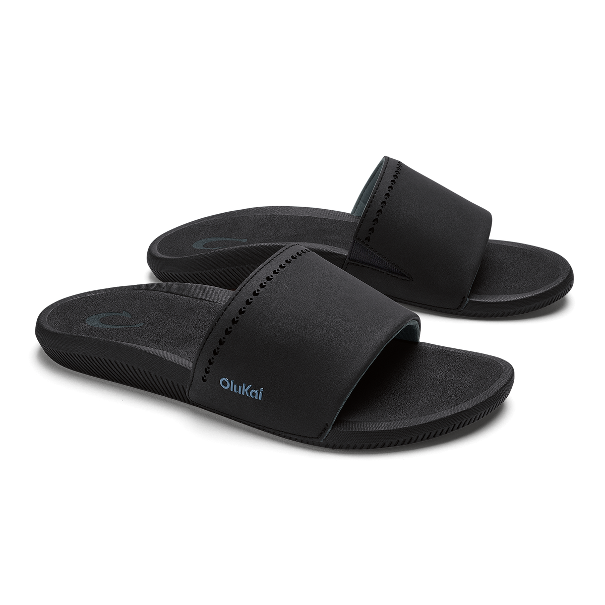 OluKai Value | Ulele Slide - Black / Black