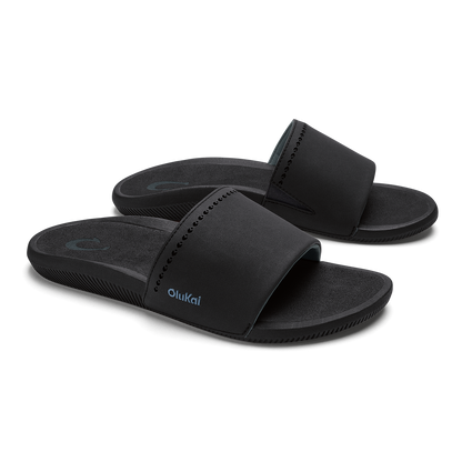OluKai Value | Ulele Slide - Black / Black