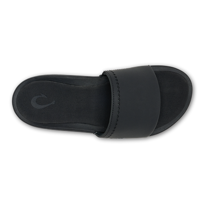 OluKai Value | Ulele Slide - Black / Black