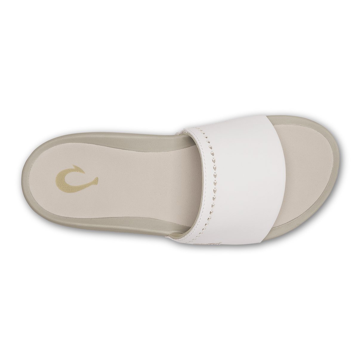 OluKai Trending | Ulele Slide - Bright White / Tapa