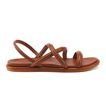 OluKai Sale | Tiare Strappy Women’s Leather Sandals - Fox