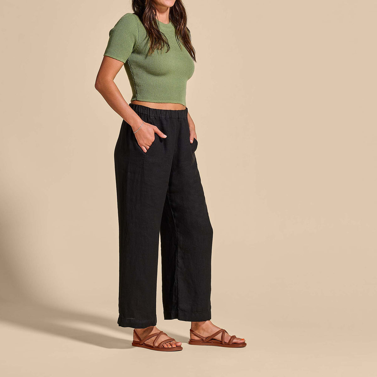 OluKai Sale | Tiare Strappy Women’s Leather Sandals - Fox