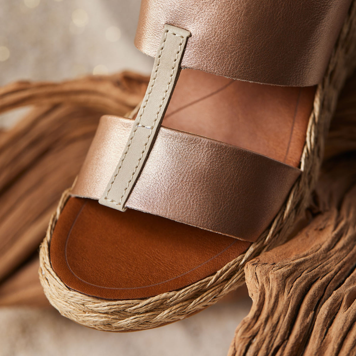 OluKai Classic | Lile Wedge - Copper / Tan