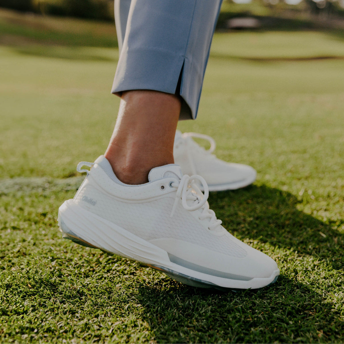OluKai Best Price | Mākena Women’s Waterproof Golf Shoes - Bright White