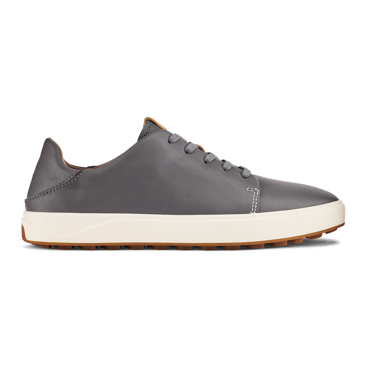 OluKai Quality | Wailea Women’s Waterproof Leather Golf Shoes - Stone