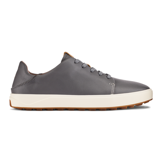 OluKai Quality | Wailea Women’s Waterproof Leather Golf Shoes - Stone